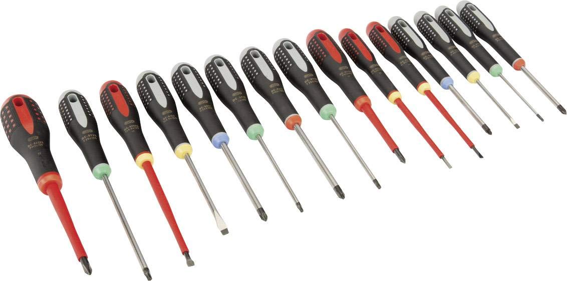 Bahco BE-9877 ERGO Screwdriver Set, 15 Pieces