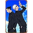 Amazon.com: IEITB Gojo and Geto anime 12x8 Inch Rust-Free Tin Poster ...