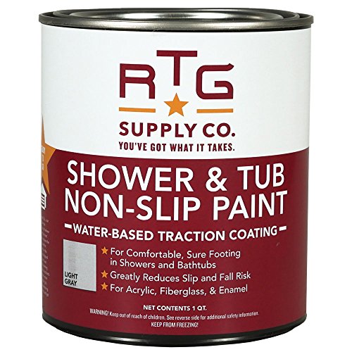 RTG Shower & Tub Non-Slip Paint (Quart, Light Gray)