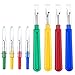 eBoot 8 Pieces Colorful Seam Ripper 4 Big and 4 Small Handy Stitch Ripper Sewing Tools for Opening Seams and Hems