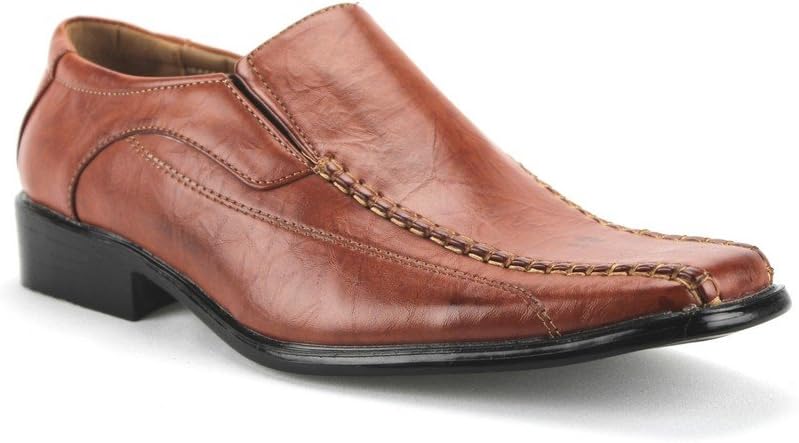 Ermax Men's W2015-13 Mens Dress Shoes Crinkle Stitched Loafers