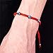 6pcs Evil Eye String Kabbalah Bracelets for Protection and Luck Hand-Woven Red Rope Cord Thread Friendship Bracelet Anklet (HS028-5)