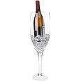 MyGift 20 Inch Oversized Wine Glass Vase, Decorative Novelty Wine Glass Cork Holder Decor