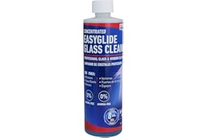 Unger Professional Streak-Free EasyGlide Glass Cleaner Concentrate, 12 oz – Ammonia-Free, Makes 8 Gallons of Solution, Safe for Tinted Windows, LOW-E Glass, Windshields & Mirrors