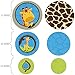 Big Dot of Happiness Giraffe Boy - Baby Shower or Birthday Party Giant Circle Confetti - Party Decorations - Large Confetti 27 Count