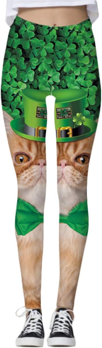 Intimate Boutique Women's ST. Patrick's Day Irish Stretchy Leggings