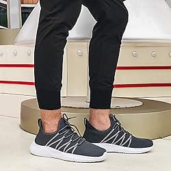 Feethit Mens Slip On Running Shoes Breathable