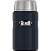 THERMOS Stainless King Vacuum-Insulated Food Jar, 24 Ounce, Midnight Blue