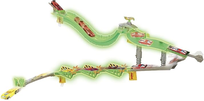 glow in the dark hot wheels track