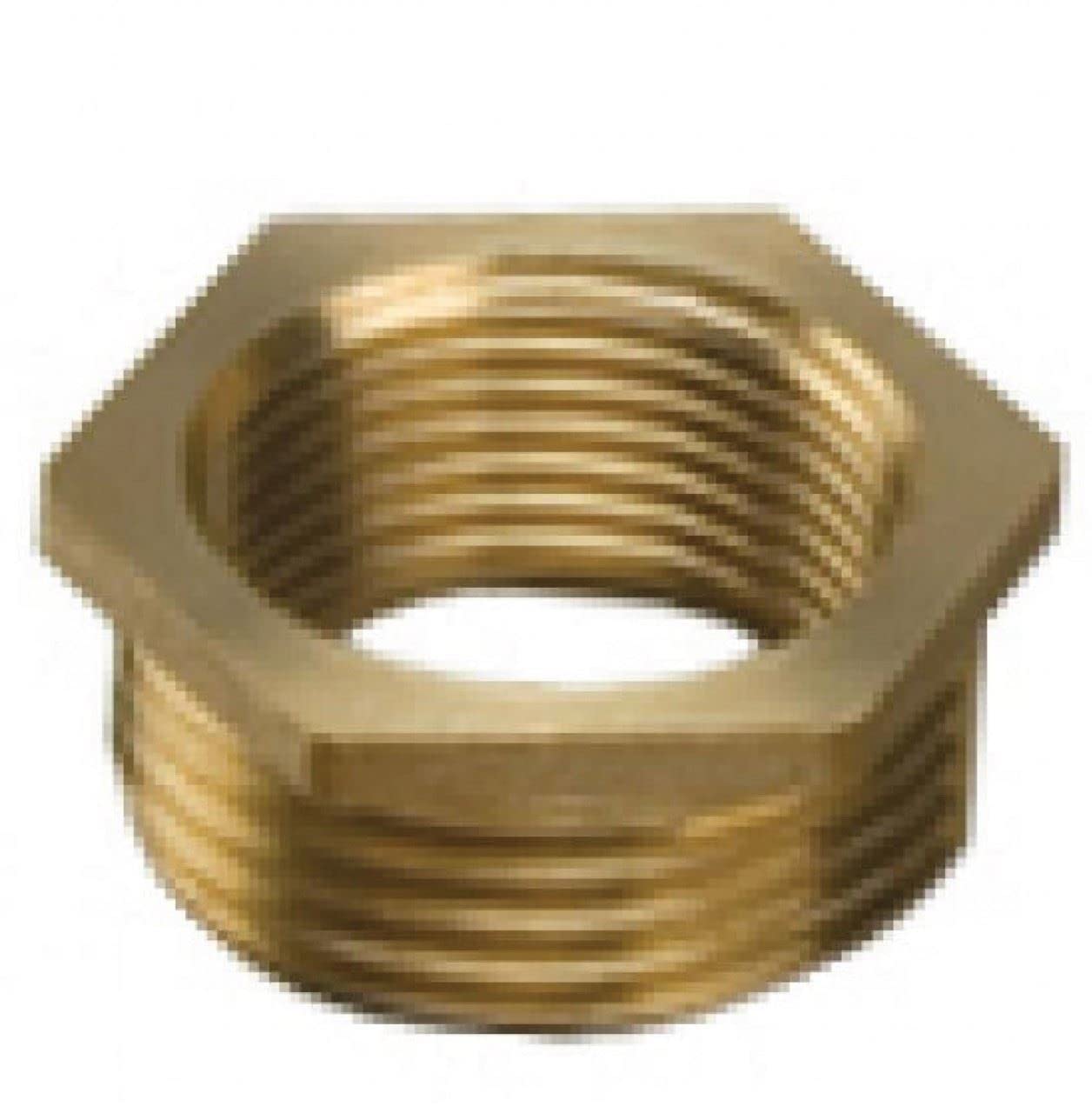 1 1/2" x 3/4" Brass Threaded Bush