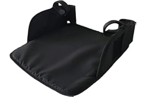 ACJLHY Baby Stroller Footrest,Adjustable Leg Rest Extension Foot Rest, Universal 3 in 1 Annex Mat Footmuff Cover Bunting Bag Waterproof Windproof Cold-Proof Detachable 13.78x11.81 Inch (Pack of 1)