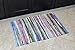 DII Chindi Home Collection Handwoven Multicolor Area Rag Run, 4x6