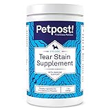 Petpost | Tear Stain Remover Supplement for Dogs - Eyebright & Lutein Powder for Eye Tear Stain Treatment and Immune Support - Maltese, Shih Tzu, and Chihuahua Fur Angels Approved - 200 Grams (7 Oz.)