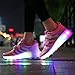 Chic Sources Girls Light up Roller Shoes with Two Wheels Skate Sneakers for Little Kids 1 Pink