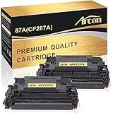 Arcon Compatible Toner Cartridge Replacement for HP 87A CF287A 87X HP laserjet M506 M506n M506dn LaserJet Enterprise M506dn M506X M506 Laserjet MFP M527Dn M527Z M527F Laserjet Pro M501dn M501-2 Packs