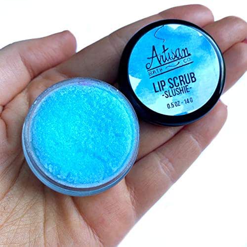 Blue Slushie Lip Scrub Exfoliator and Moisturizer