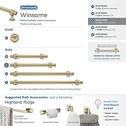 Amerock | Cabinet Pull | Golden Champagne | 5-1/16