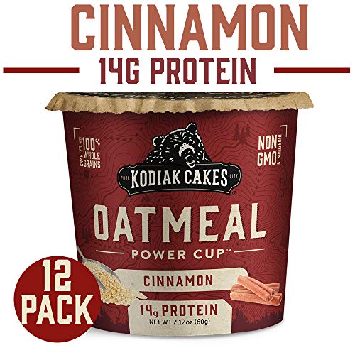 Kodiak Cakes Instant Oatmeal Cups Cinnamon High Protein Oatmeal Cup