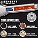 SAMSARA Professional Flat Iron Hair Straightener, 1.75 inch Wide Panel, Touch Control Adjustable Sensitive Temperature up to 450F, 3D Floating Titanium Plates,15s Instant Heat up, Dual Voltage, Greythumb 4