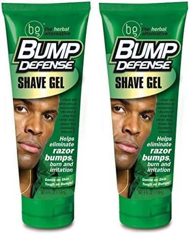 Bump Defense Herbal Clear Shave Gel, 4 Ounce (Pack of 2)