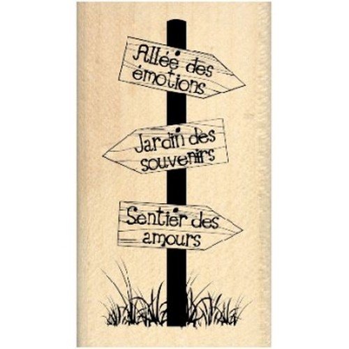 Florilèges-FD310090 Scrapbooking Stamps three Panels-Beige (7 x 4 x 2.5 cm