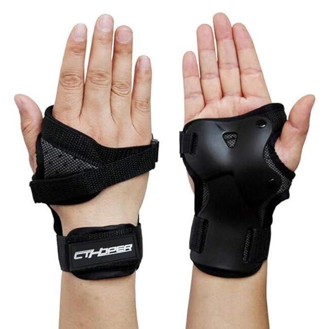 CTHOPER Impact Wrist Guard Protective Gear Wrist Brace Wrist Support for Skating Skateboard