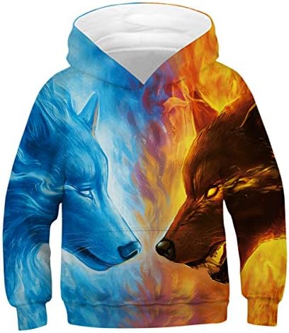 Women's 3D Graphic Hoodies - Realistic Digital Print Pullover Hooded Sweatshirt