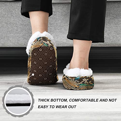 51j0bJySB6L PUXUQU Zapatillas de casa para mujer, con estampado de serpiente, para casa, para dormitorio, para mujeres, hombres… PUXUQU Zapatillas de casa para mujer, con estampado de serpiente, para casa, para dormitorio, para mujeres, hombres… - Imagen 7