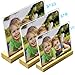 6x8 Picture Frame Clear Acrylic Photo Frames With Wooden Bottom - Picture Display Stand - Desktop Frames (Unique Design Fantasy Vintage and Fashion)-SupperAcrylic