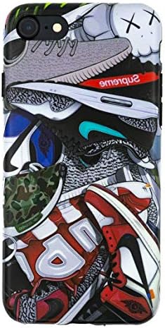 Sneakerhead Artwork - TPU Flexible Plastic Protective Case/Cover / Skin/Bumper for iPhone (iPhone 7/8)