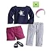 American Girl My AG Coconut Fun Outfit for Dolls + Charm