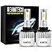 BEAMTECH 9006 LED Headlight Bulbs, 6500K 8000 Lumens Extremely Super Bright HB4 COB LED Chips Conversion Kit,Xenon White