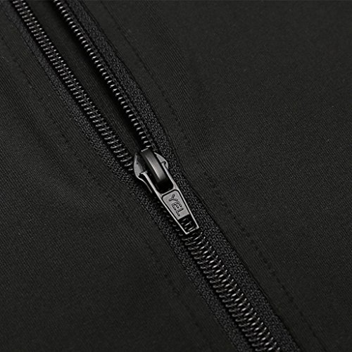 image for Tailloday Woman's Active Yoga Sweatshirt Full Zip Fitness Compression 