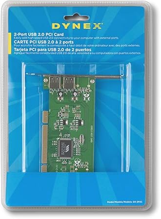 Dynex 2-Port USB 2.0 PCI Card DX-2P2C