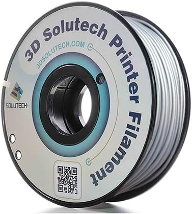 3D Solutech 3D Printer PLA Filament 2.85MM Filament, 2.2 lbs (1.0KG) - (Silver)