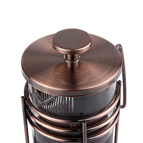 ZaKura Large French Press Coffee Maker, Tea Maker, Stainless Steel