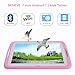 [Upgraded] 7 Inch Kids Tablet PC, Andriod 7.1 Tablet with 1GB RAM 8GB ROM, Wifi, Bluetooth, Dual Camera, Kids Software iWawa Pre-Installed-Pink