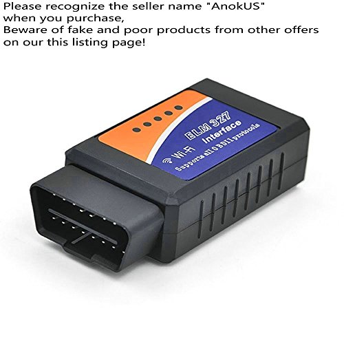 [Upgraded Chip] WiFi OBD2 Scanner Car Diagnostic Tool - Vehicle Code Reader Wireless OBD II Check Engine for iOS Android & Windows Device, More Than 3000 Code Database - Thumbnail 5