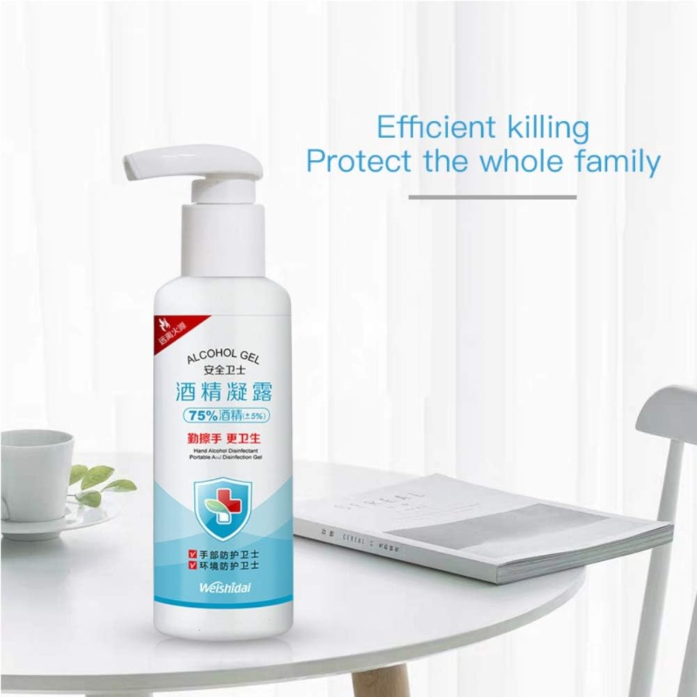 Bebliss Instant Hand Sanitizer Gel- Portable Defense Hand Soap (3.4 Fl Oz) With Pump Bottle