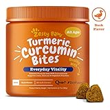 Turmeric Curcumin for Dogs - With 95% Curcuminoids for Hip & Joint + Arthritis Support - Digestive & Mobility + Immune Dog Supplement - With Organic Turmeric, Coconut Oil & BioPerine - 90 Chew Treats