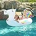 GoFloats Giant Inflatable Unicorn - Includes Unicorn Drink Float- Trending Giant Float for Kids and Adults