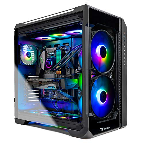 Thermaltake LCGS View 390 AIO Liquid Cooled CPU Gaming PC (AMD RYZEN  3900X 12-core, ToughRAM DDR4 3600Mhz 16