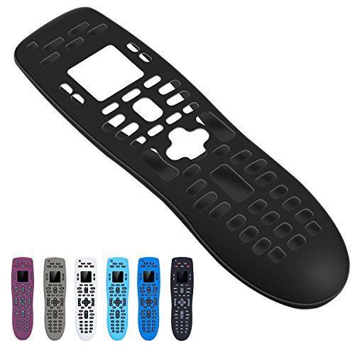 Silicone Case for Logitech Harmony 650 ,Logitech Harmony 700, Anti- Dust and Anti-Drop Silicone Protective Case Cover for Logitech Harmony 650 ,Logitech Harmony 700 Remote Controller(Black)