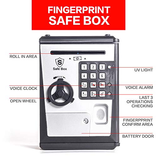 3 LIKE+Piggy+Fingerprint+Machine+Savings