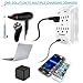 Wall-Mount Power Outlet, Kasonic 6 AC Socket Surge Protector with 2.4 Amp Dual USB Charging Station; Grounding and Protection Indicator for Home, Office, UL Certified (2 Pack)