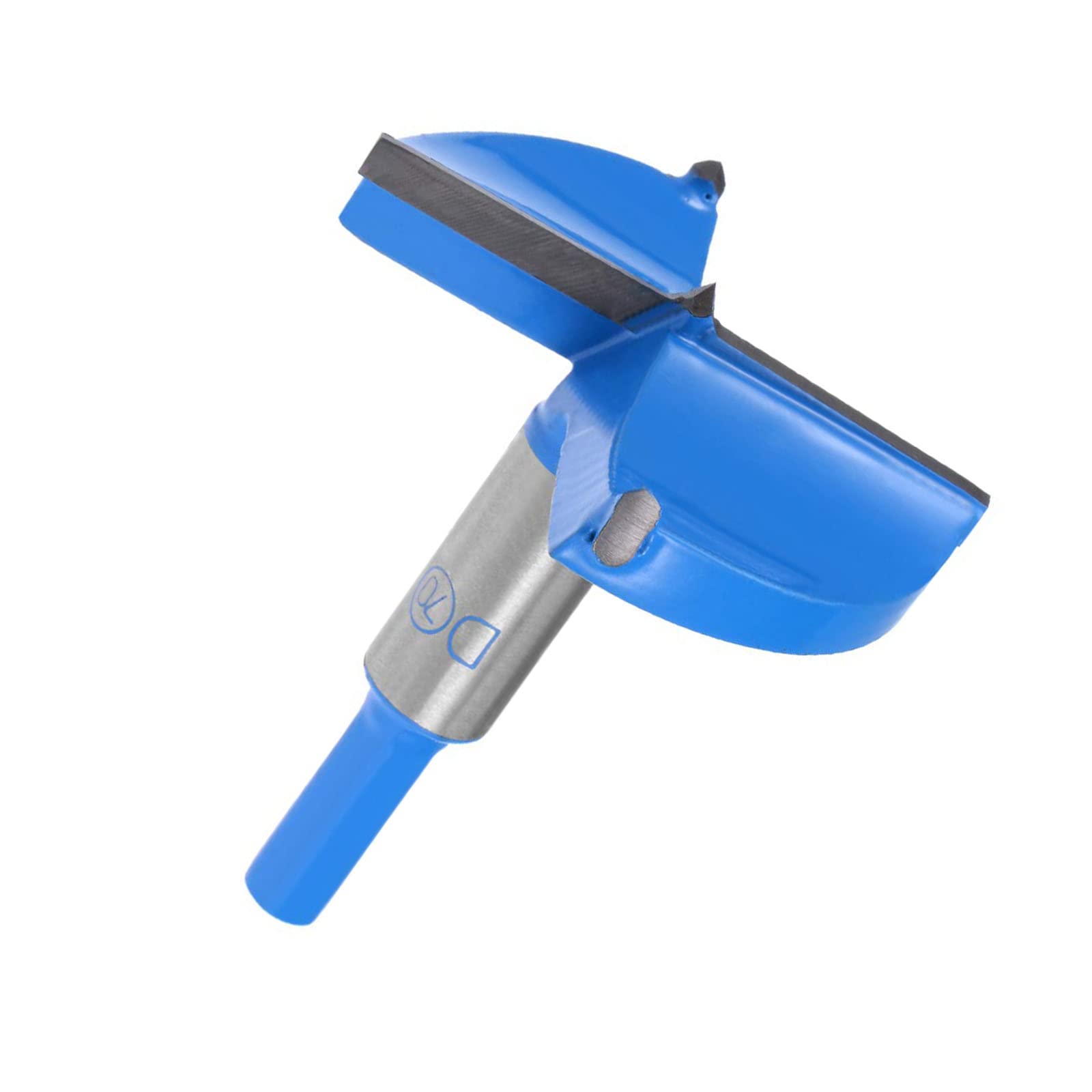 TA-VIGOR Forstner Drill Bit 70mm, Tungsten Carbide Wood Hole Saw Auger Opener for Woodworking Hinge Hole Drilling Boring Bit Cutter Blue