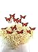 Monarch Butterfly - Artificial - 3 inch wing span - mounted on wire -package of 12