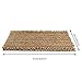 NORCHO Bath Mat Soft Chenille Rug Water Absorbent with Non-Slip Back for Bathroom 20 x 31 inch Khaki