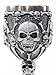 Elegant Silver Skulls & Bones Wine Goblet Stainless Medieval Collectible Home Decor Gift Water Cup Halloween Horror Film Theme Party Ornament (G16598) Perfect Gift Idea For Halloween