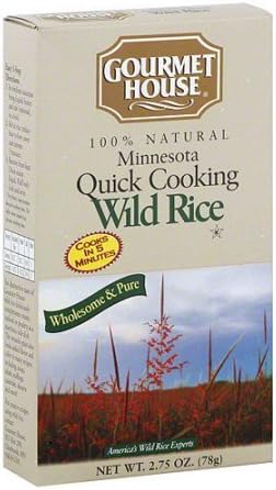 Gourmet House Wuick Cooking Wild Rice 2.75 oz (Pack of 6)